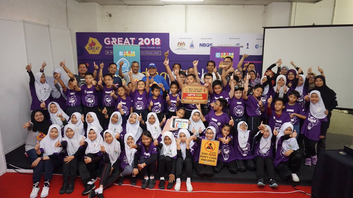 Thank you to all participants, teachers, Media, Jabatan Pendidikan Negeri Officers and Ministry of Finance, Malaysia for your utmost and dedicated support towards this program.
#codingatschools
#NEGARAKU
#MOF_Malaysia
#MyNBOS
#GoGreatSabah