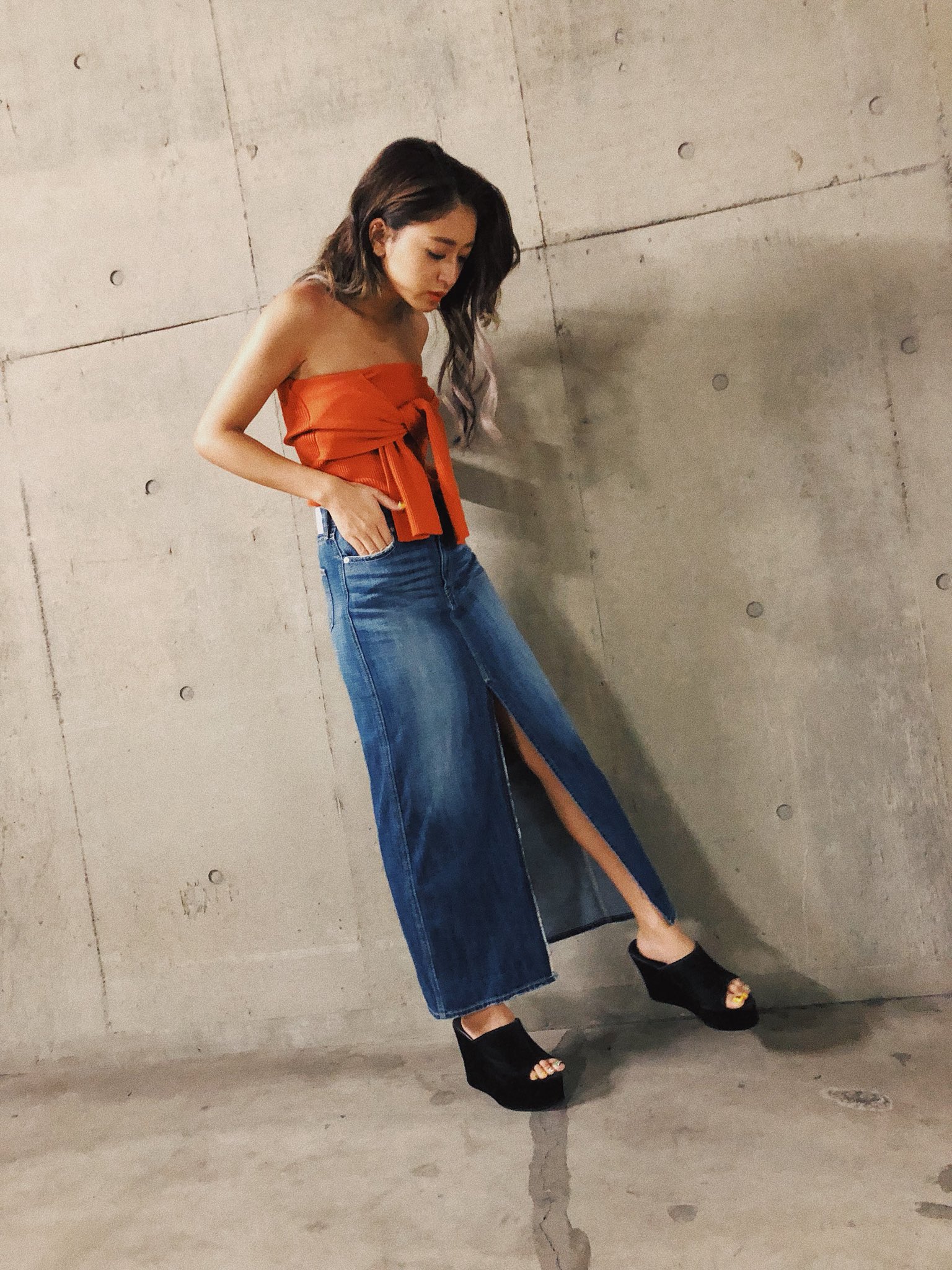 GYDA みちょぱ　コラボ　デニムスカート みちょぱ(池田美優) on X: 