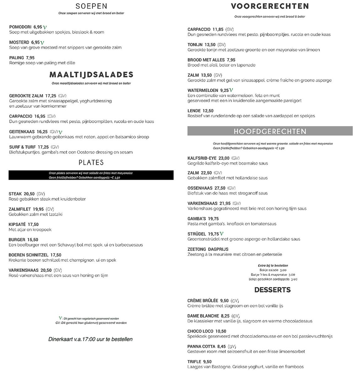 Dag en Dinerkaart staan nu online als je een #restaurant zoekt in #Apeldoorn met het #mooisteuitzicht