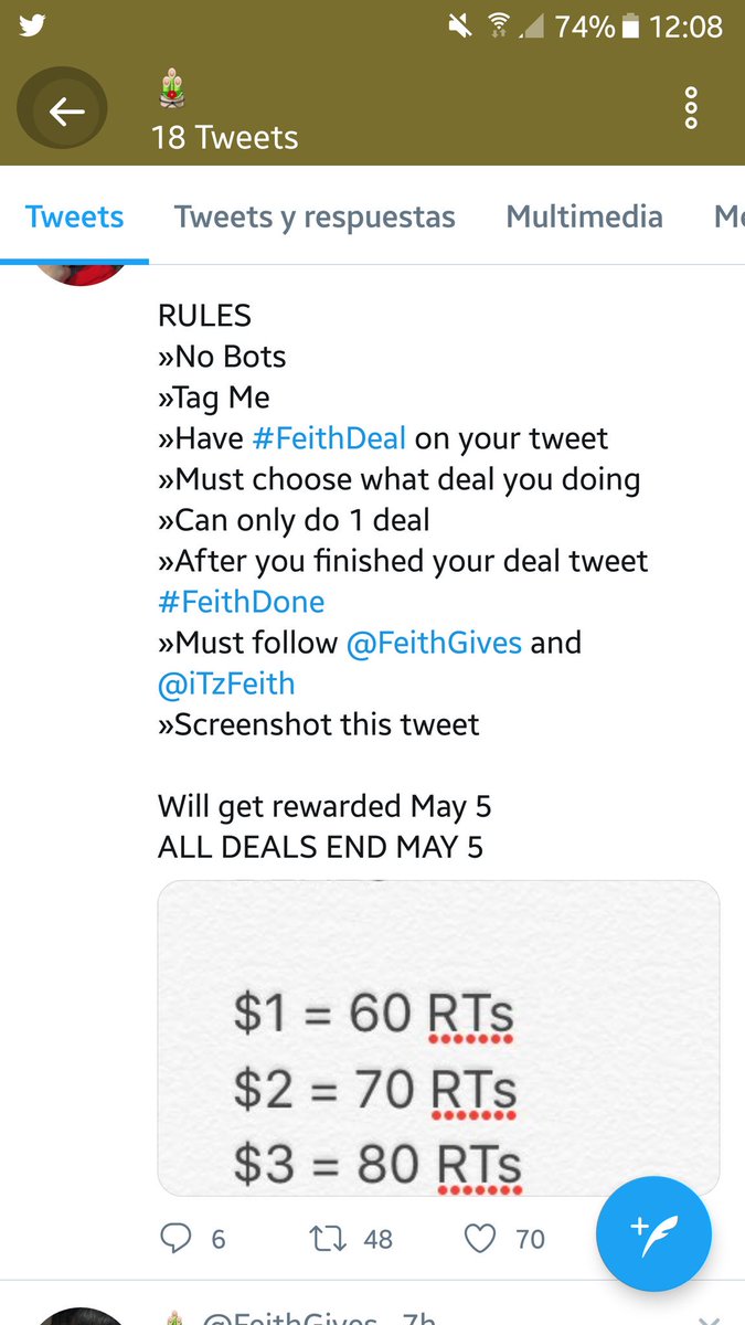 10daaani's tweet photo. @FeithGives I'll try the one for $10🤤
I need 200 rts before May 5th
Comment your deal below👇
#FeithDeal #lol #fun #xd #meme #memes #momo #momos #l4l #f4f #RTXRT #RTDEAL #RTBACK #RT #HELP #XD #FUN #MEME https://t.co/zfHhYTkAKS