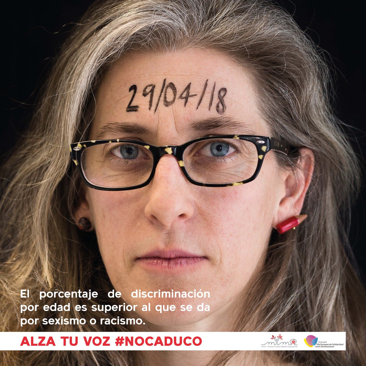mYmOcommunity's tweet photo. Hoy, en el Día Europeo de la Solidaridad Intergeneracional, estamos muy ilusionados de lanzar nuestra campaña #NOCADUCO. Queremos crear conciencia sobre el problema de la discriminación por edad en España. https://t.co/7ME6TsdgHe https://t.co/xvLv3wPDFp