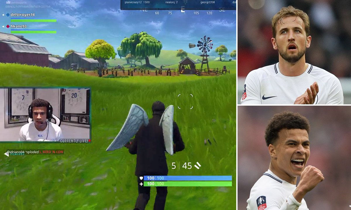 Mailonline Sport On Twitter Dele Alli Teams Up With Harry Kane And Harry Maguire To Play Fortnite Live On Twitch Https T Co Fstoqaxrwd