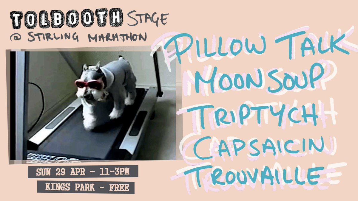 #LiveMusic happening now as part of the #StirlingMarathon entertainments.