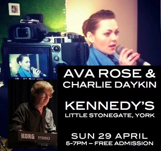 charlesdaykin's tweet photo. Ava and I are playing at @Kennedysbaryork today between 5 and 7pm. https://t.co/4JWD5ElQha