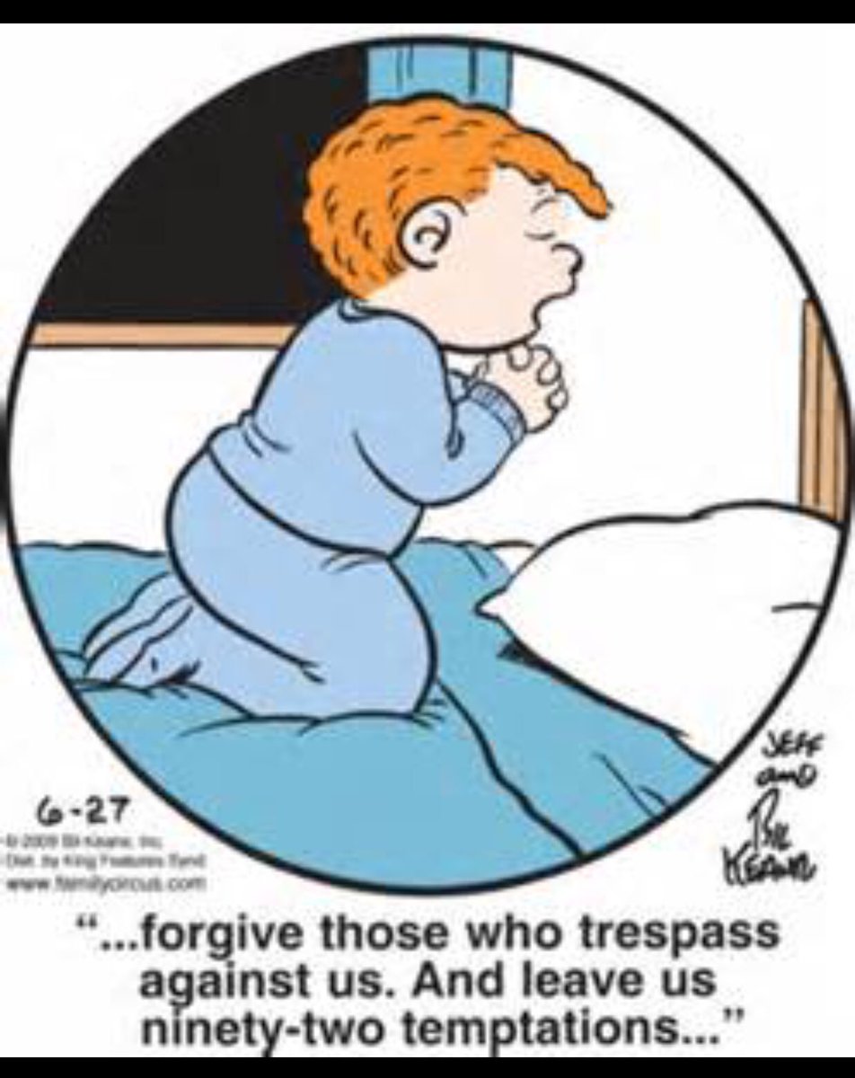 juliewboyd's tweet photo. That awkward congregational reciting of the Lord’s prayer when you don’t know if your saying “Debts” or “Trespasses”. It could be worse I guess... https://t.co/SvNkOrVpJq