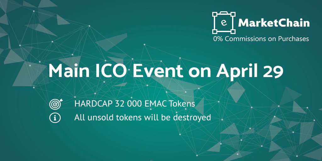 #eMarketChain's Main SALE Starts today! 📈💡

Be one of the thousands that endorsed the eMarketChain project!

Join here: emarketchain.co/join-in-pre-sa…
