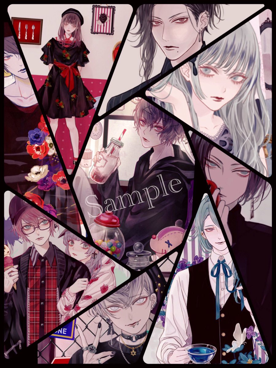 ট ইট র しらたまo イラスト集の中身はこんな感じ これ以外の絵も入ってるよ 過去イラストと新規イラスト と私の寿命半分がもりもり詰まったページフルカラー本になる予定です 初の個人イラスト本なので頑張りましたʕ ᴥ ʔ 詳細はまたお品書きの時に