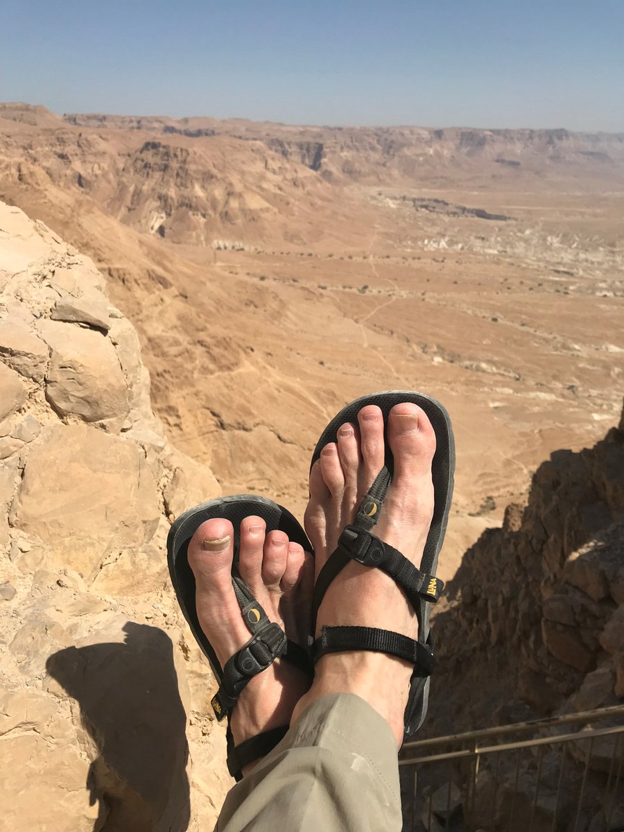 realdrtavares's tweet photo. @LUNAsandals Where have my LUNAs taken me recently? To the top of Masada in Israel. Perfect for hiking up the Snake Path to the top. All I wore the entire time. Amazing views of Dead Sea and Judean desert #LUNAsrock #onlysandals #almostbarefoot https://t.co/svg8awNU7j