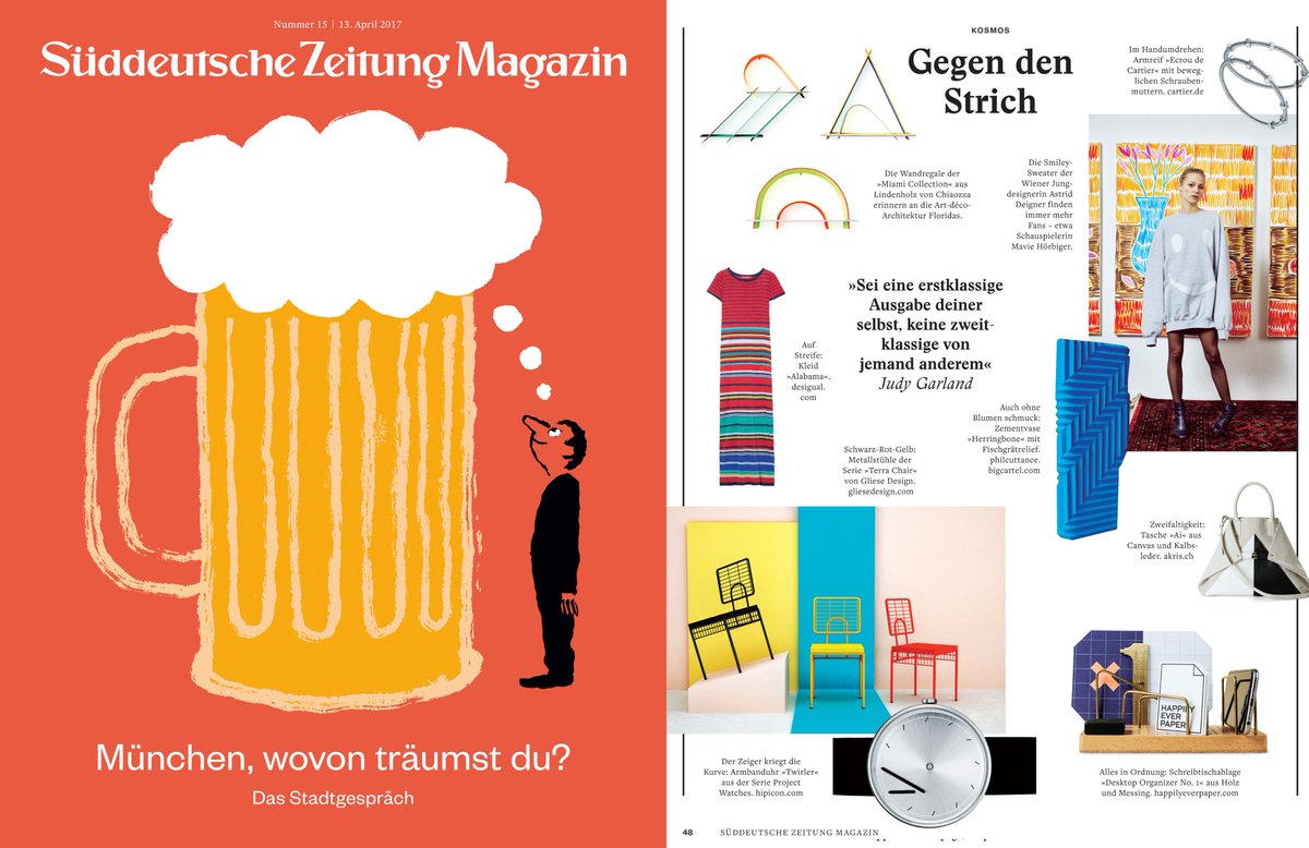 basarandesign's tweet photo. SZ-Magazin_KOSMOS
#sz #magazine #kosmos #terrachair https://t.co/zHnoYItFSN