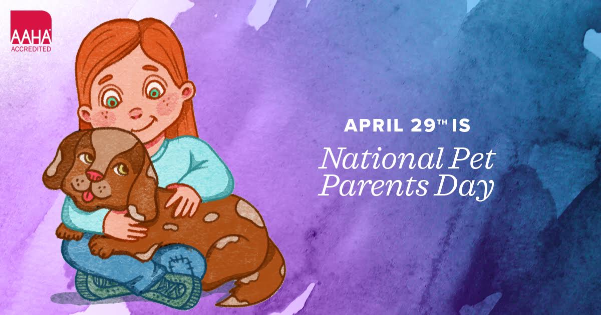 Halifaxvets's tweet photo. April 29th is #NationalPetParentsDay! Today we celebrate all the fur-moms and dads out there! 🐶🐱🐭 https://t.co/bDBTT5KC2P