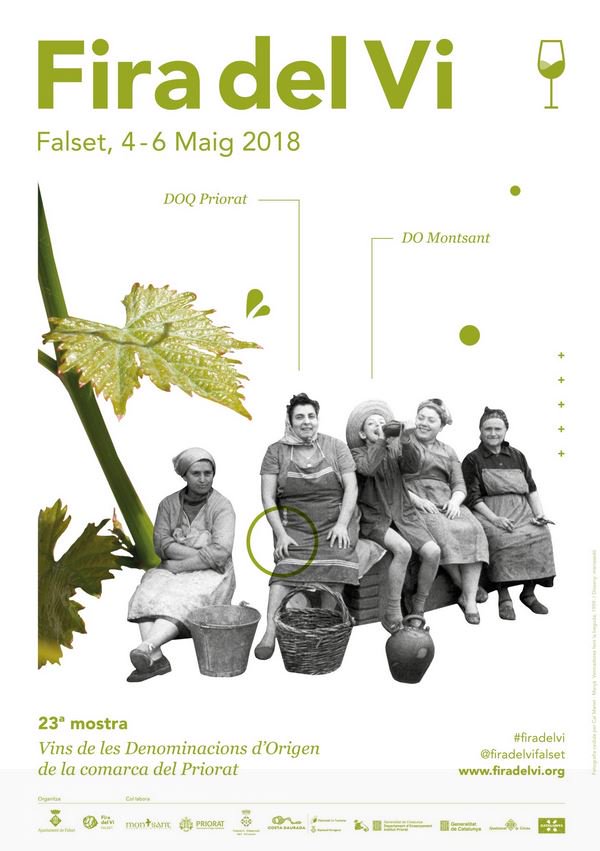 La 23a <a href="/firadelvifalset/">Fira del Vi de Falset</a> se celebrarà del 4 al 6 de maig del 2018 #FiradelVi a #Falset! Les pageses i els pagesos del #Priorat en són els protagonistes. Autora: <a href="/maria_sedo/">mariasedó</a>. #firadelvi 
+Info: firadelvi.org/node/190 by <a href="/firadelvifalset/">Fira del Vi de Falset</a> <a href="/cellercapcanes/">Celler de Capçanes</a> <a href="/HostalSport/">Hotel Hostal Sport</a>