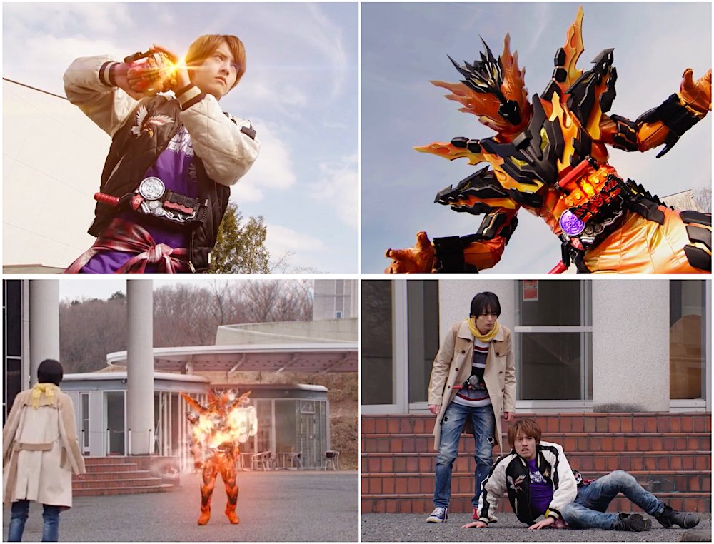 Chi Taylor My Power Is Flowing My Soul Is Burning My Magma Is Surging Folowed By H Hot Hot Kamenriderbuild Kamenridercrossz Banjouryuga 力がみなぎる 魂が燃える 俺のマグマがほとばしる からの あつ あっちぃ