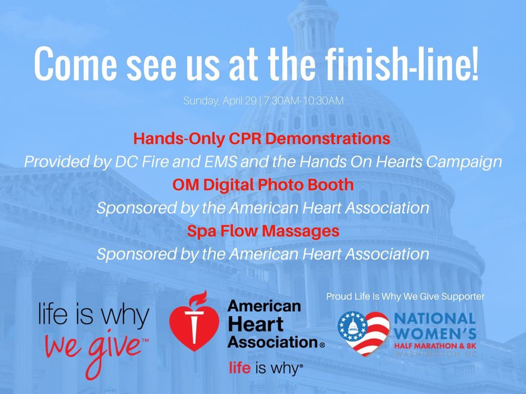 PEMRaces's tweet image. The American Heart Association applauds the National Women's Half Marathon &amp;amp; 8K for its commitment to building healthier lives for women, free of cardiovascular diseases and stroke! #LifeIsWhyWeGive #NationalWomensHalf #RunWithHeart @HeartOfGWR @PEMRaces #PEMRaces