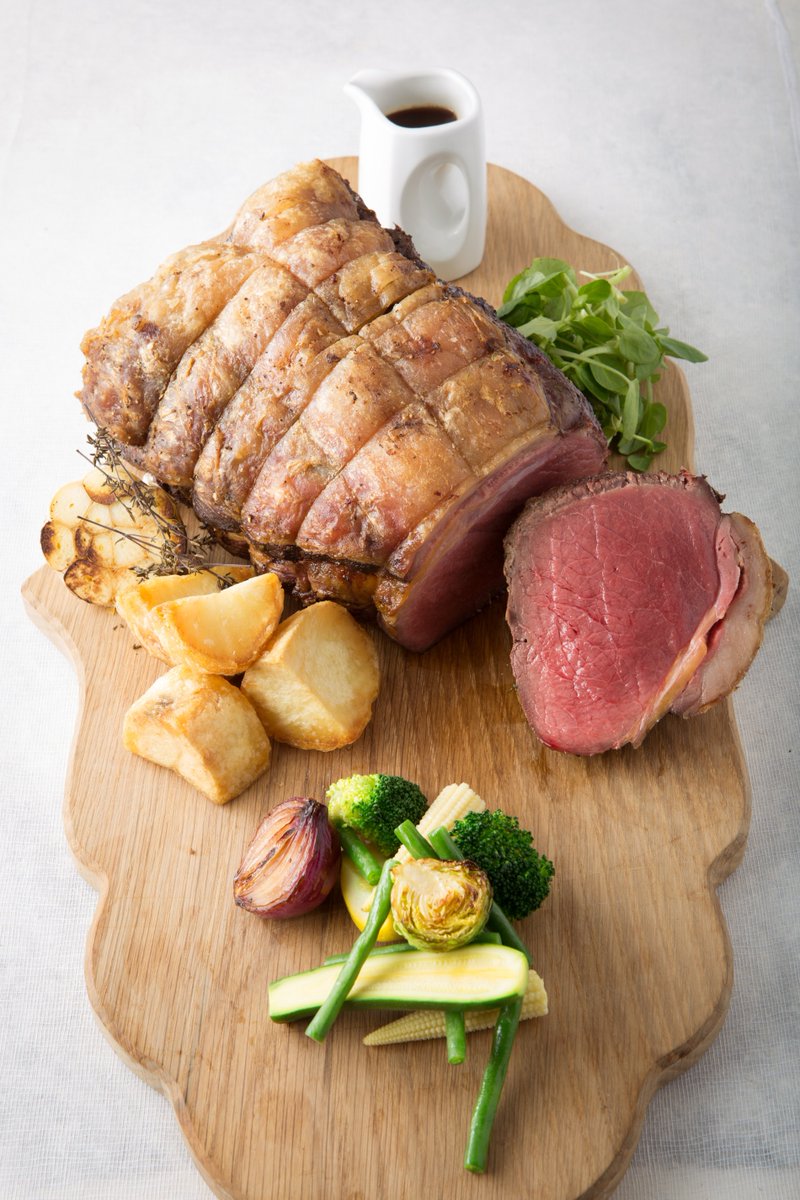 Our beef is simply divine in a roast! Treat yourself to our sumptuous Sunday lunch in The Orangery. #GBBW