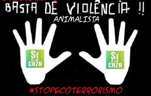 mujeresxlacaza's tweet photo. #stopecoterrorismo #sialacaza RT @DESVEDA: NO es NO. Silencio del PACMA ante la violencia sexista del animalismo #stopecoterrorismo #sialacaza https://t.co/2wtU3PSLGG https://t.co/CyfQLl1VvN