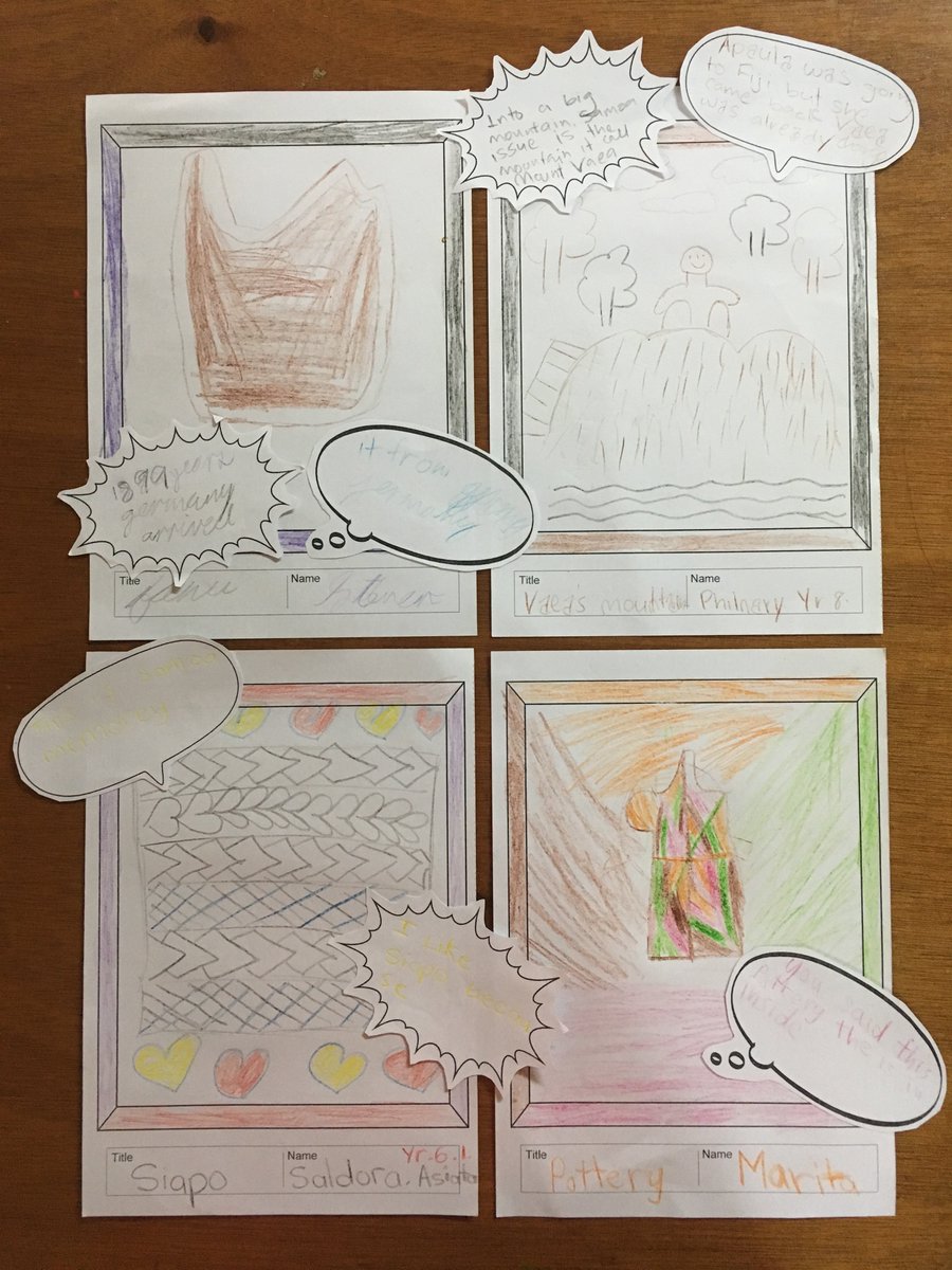 museumofsamoa's tweet photo. Then they expressed the discoveries using comment cards. In September, the workshop was held in the exhibition by Australian High Commission in Samoa. Kids enjoyed storytelling by incorporating characters from the exhibits in their made up stories. #MuseumWeek2018 #KidsMW https://t.co/RTcxlVdG0T