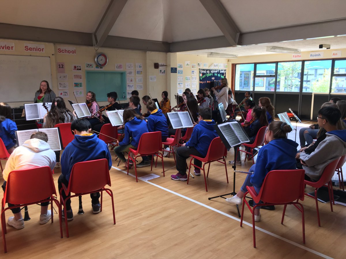 Long rehearsal before our performance at @Draiocht_Blanch on 13th May #musicandyouth #youthorchestra