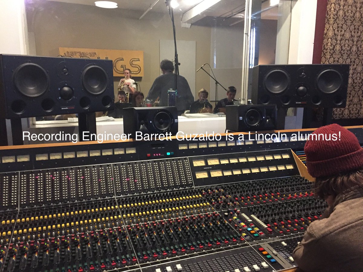 The Lincoln Jazz Band culminated another terrific year by laying down tracks at Treehouse Records in Chicago!