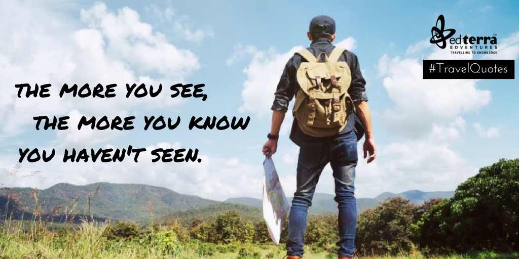 EdTerra's tweet photo. 'Travel is more like knowledge. The more you see, the more you know you haven't seen.' -Mark Hertsgaards
Visit https://t.co/7yScfZ5YeS to plan your next trip with #EdterraEdventures
#Travelquotes #Tourism #Knowledge #Educational #trip #places #explore #discover #learn #plan https://t.co/eqd7J0MzYs