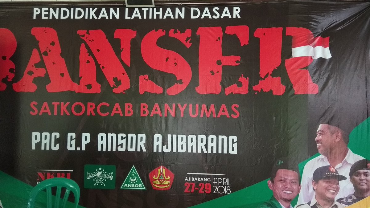 NUFatayat's tweet photo. Alhamdulillah.. Diklatsar Banser Satkorcab Banyumas GP Ansor Ajibarang jumat- minggu tanggal 27-29 april 2018 bertempat di Desa Pandansari kec Ajibarang usai.. fatayat Desa Darmakradenan mengirimkan sahabat @UmekaJuleha mengikuti kegiatan tersebut https://t.co/jUP3c6cZDh