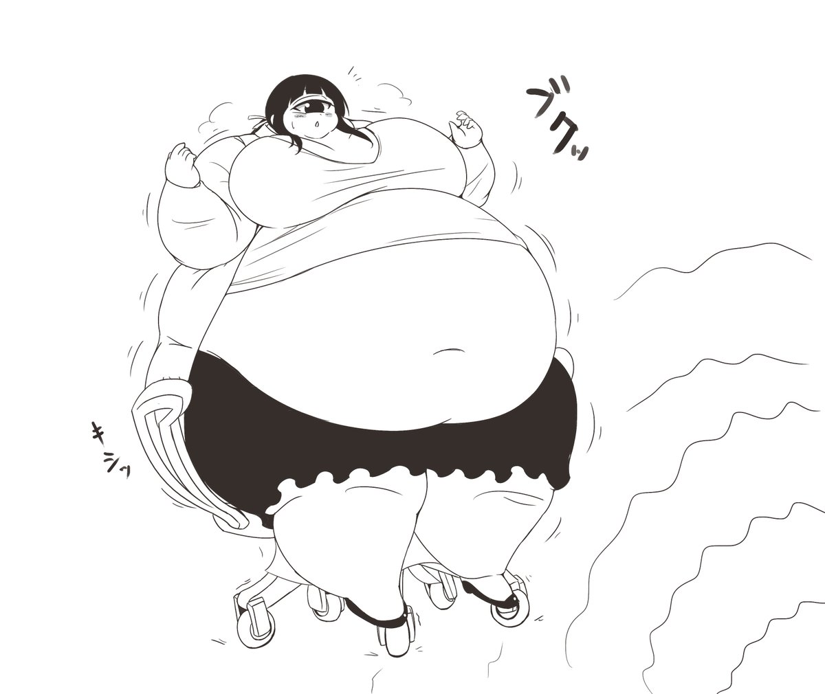 肉の日イラストー
ヒトミ先生の肥満化を膨体話っぽい感じで描いてみました
またこんな感じの話を見たいですなあ…! 