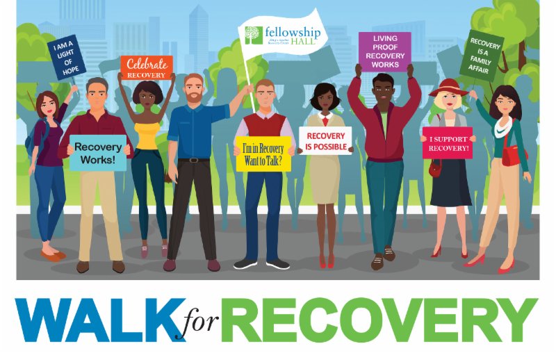Parking is available in downtown decks - see you at Center City Park, 2pm, #Walk4Recovery! conta.cc/2tJia18