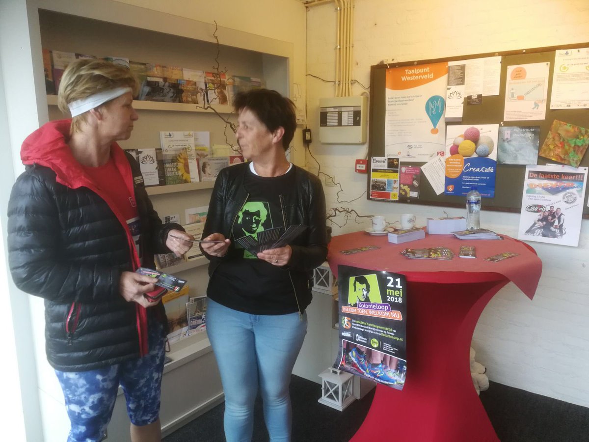 KolonieLoop's tweet photo. Flyeren in aanloop naar de KolonieLoop... dank voor deze mogelijkheid organisatie #4MijlvanDiever! #succes🏃‍♀️🏃🏿‍♂️ https://t.co/sZIBxFkfxk