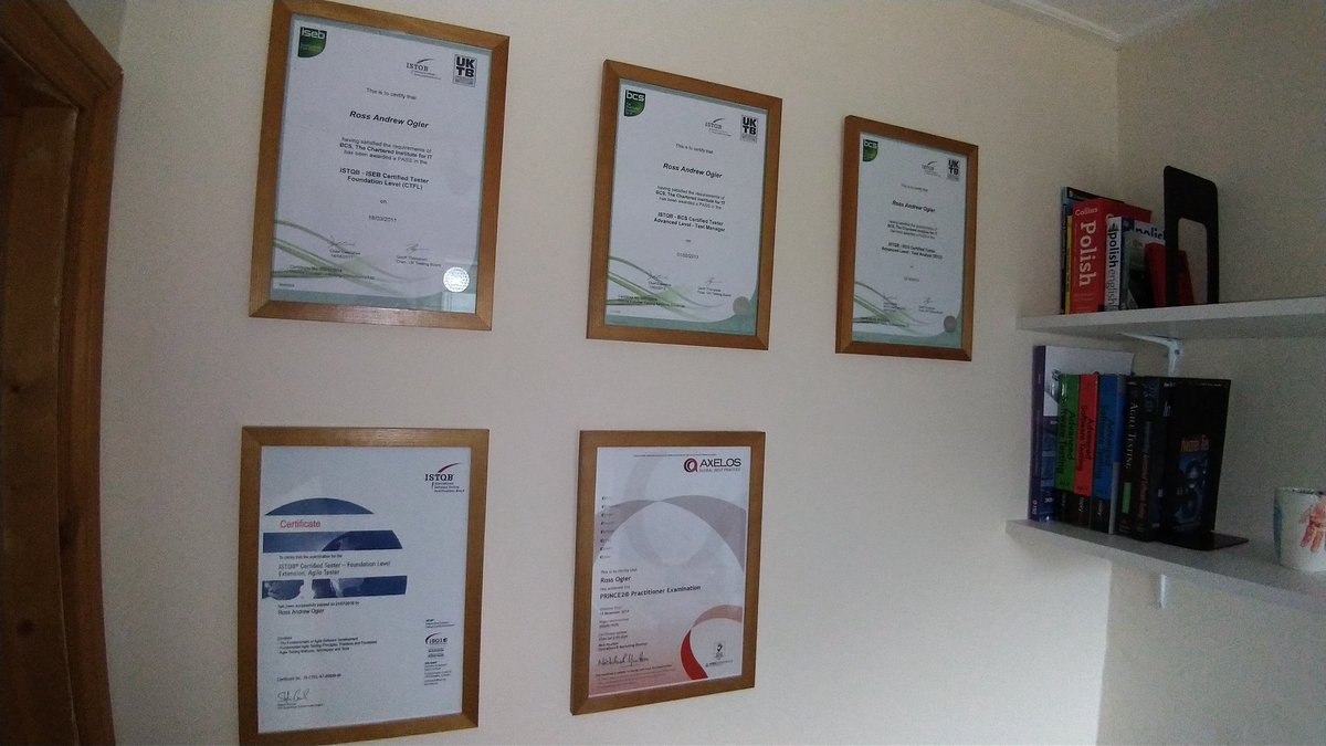 ogierqas's tweet image. Regarding the age old question of Experience vs Knowledge, oQAs can afford to sit on the fence as our consultants have plenty of both #foundationcerificateinsoftwaretesting #agileextension #advancedtestmanager #advancedtestanalyst #prince2 #wallofframe