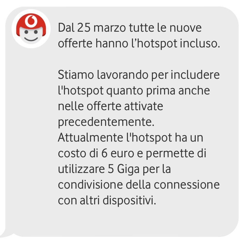 vikt0r91's tweet photo. @VodafoneIT quando attivatelo anche nelle offerte precedentemente? https://t.co/nY4JcBoC9J