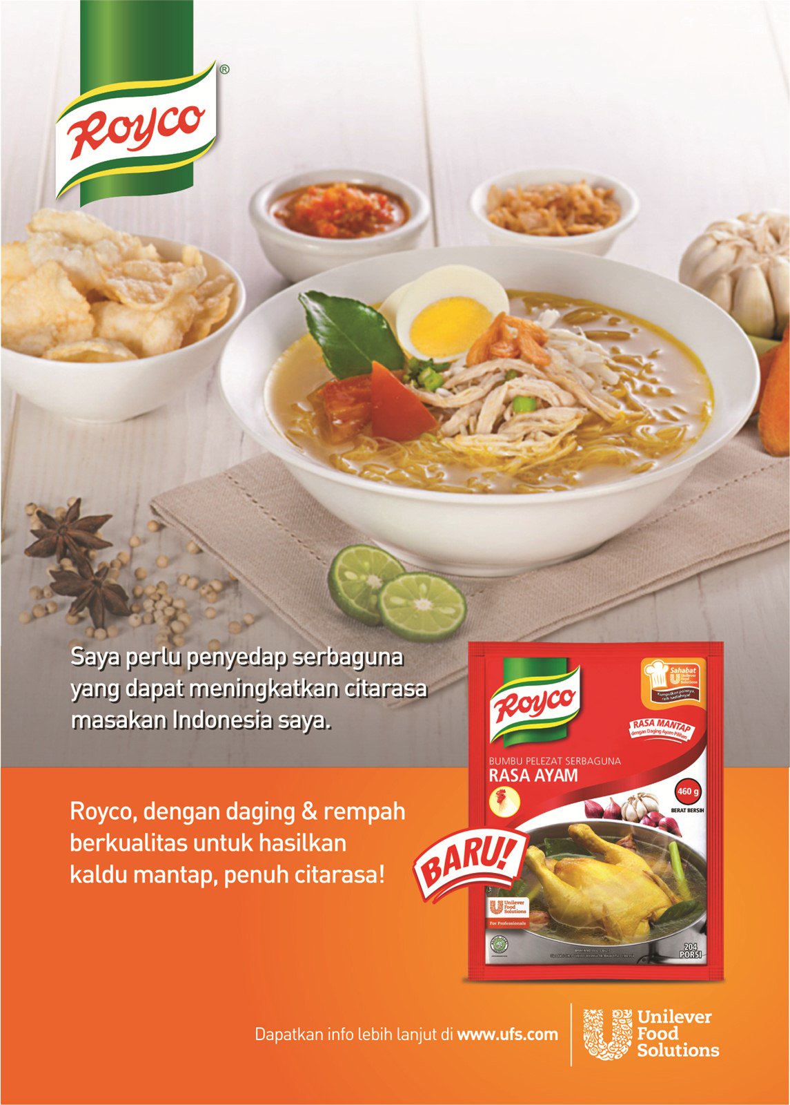 Royco Bumbu Pelezat Rasa Ayam 460g