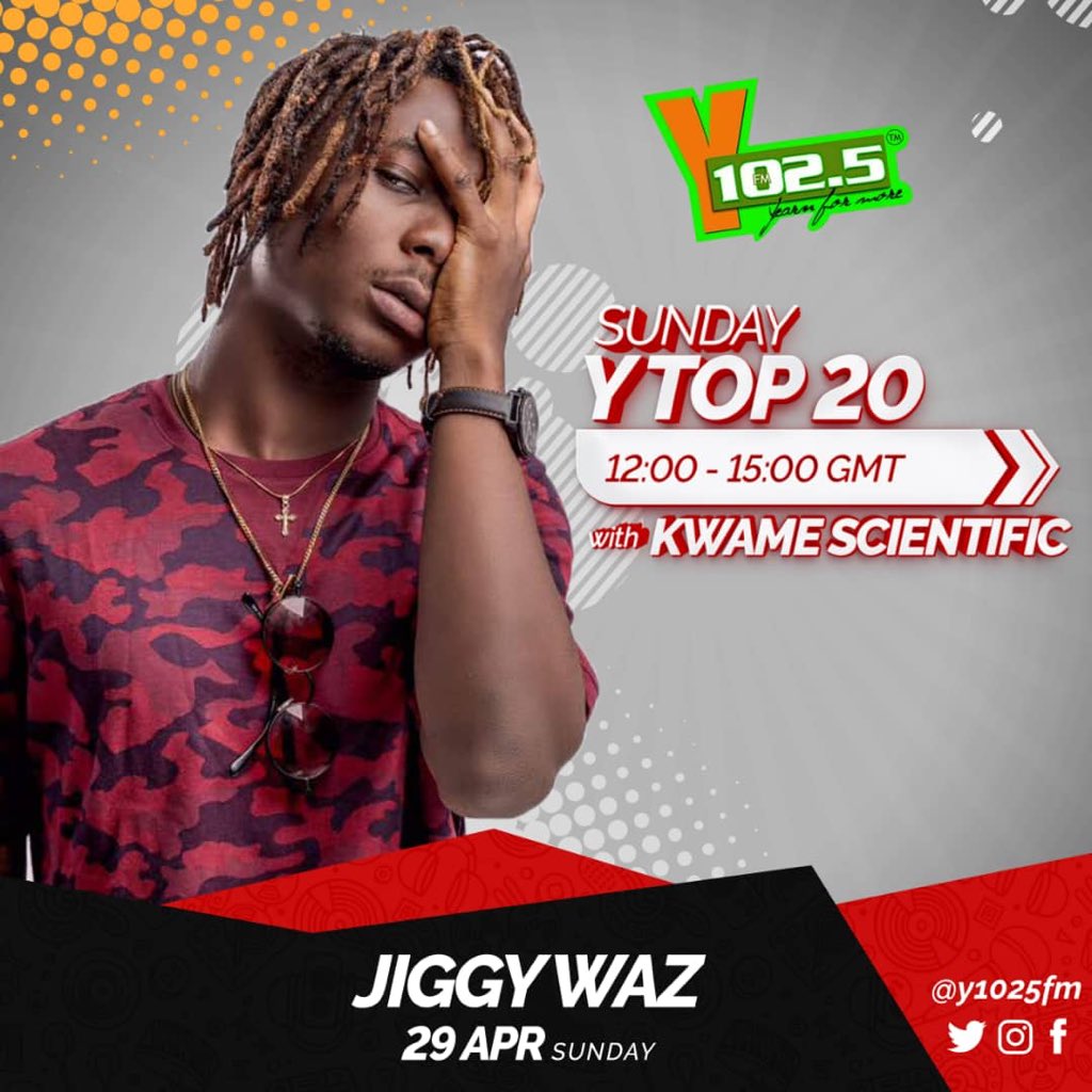 CubiqGhana's tweet photo. Join @Jiggy_Waz LIVE on @yfm1025fm today from 12pm to 3pm with @kwameScientific on the #YTOP20 Show. Don’t miss, Do TuneIn! #CameraTour #CubiqGh https://t.co/pMG9PpKYqL