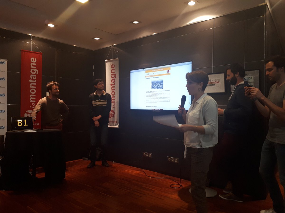 Yann_FP's tweet photo. Un projet #mediackathon de newsletter créée par et pour les habitants de @ClermontFd "C'est l'info qu"il me faut": en valorisant les initiatives des forces vives des quartiers cc @TheophileWateau @DouvizySarah @HaF_LiNGeR https://t.co/ScMGyob5Co