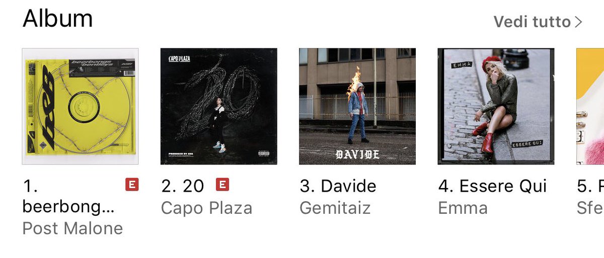 MarroneEmma's tweet photo. Ciao a tutti ! 
Oggi è uscito il mio disco ed è già 4 su iTunes !! 
#esserequi 
#efatevelaunarisata https://t.co/WdzF1YwZwd