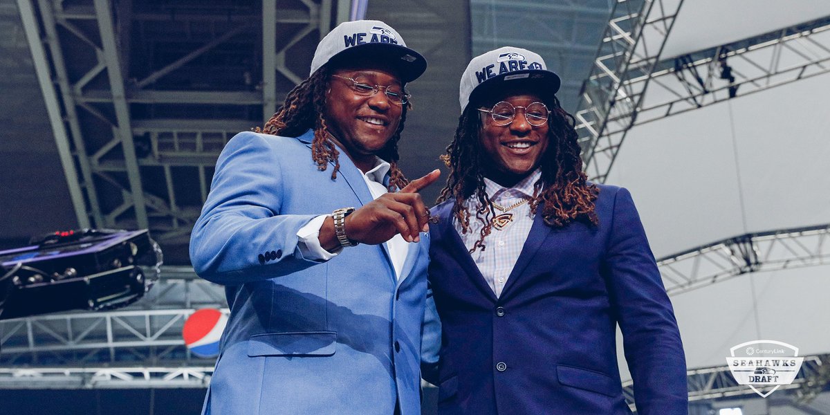 Seahawks's tweet photo. "I couldn’t ask for anything in the world to have an opportunity to be back with my brother.” - @Shaquemgriffin 

📰 | https://t.co/qJuac0xeGw https://t.co/GFRYvKE6Mo