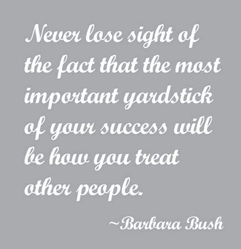 jayoung3292's tweet photo. A great message from #BarbaraBush A grandmother and mentor to us all. She will be missed. Hope our @POTUS reads this! #RIPBarbaraBush https://t.co/MJXFmQKTuG