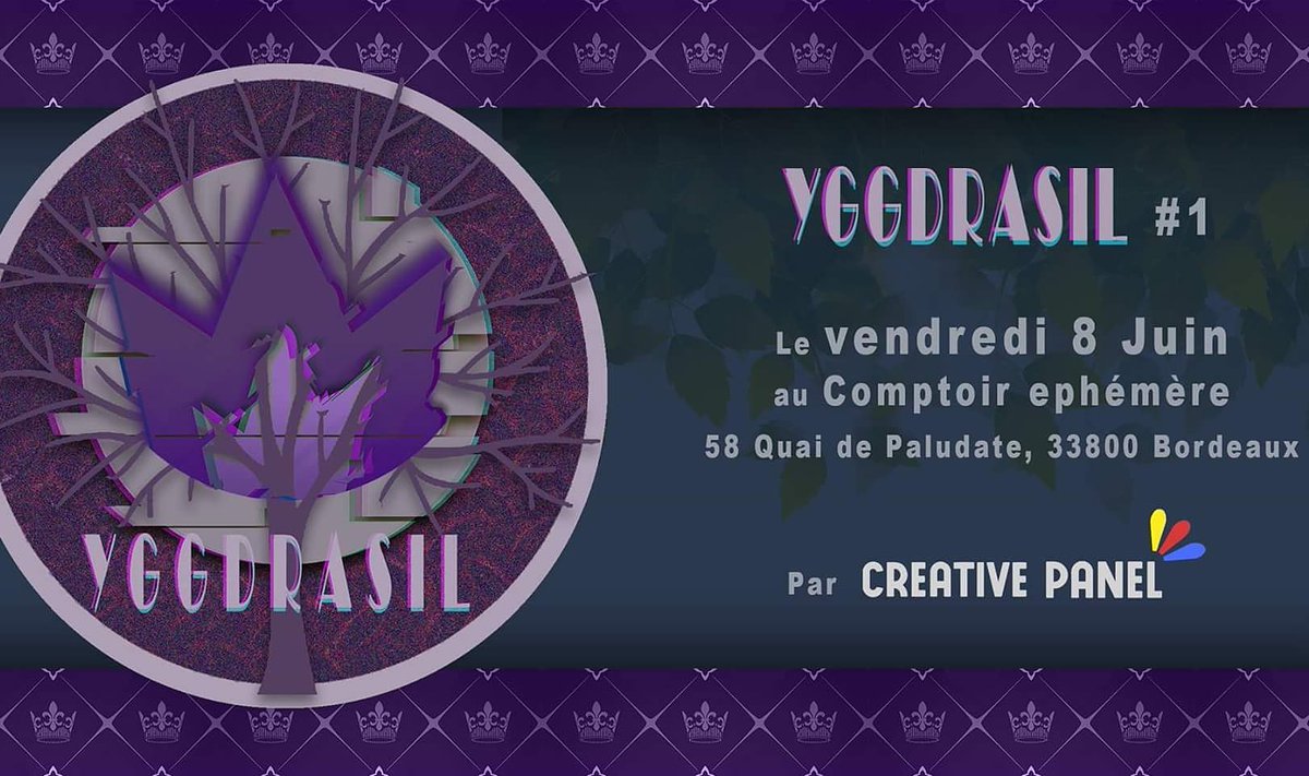 Creative_panel's tweet photo. Yggdrasil, c'est une soirée organisée par Creative Panel et en collaboration avec divers organismes étudiants.
Au programme, des musiques à connotation Rap et Electro, ainsi que diverses activités.

https://t.co/0JCTxdyq1K

Profiter, découvrir, entreprendre... https://t.co/DH0f7lfMG3