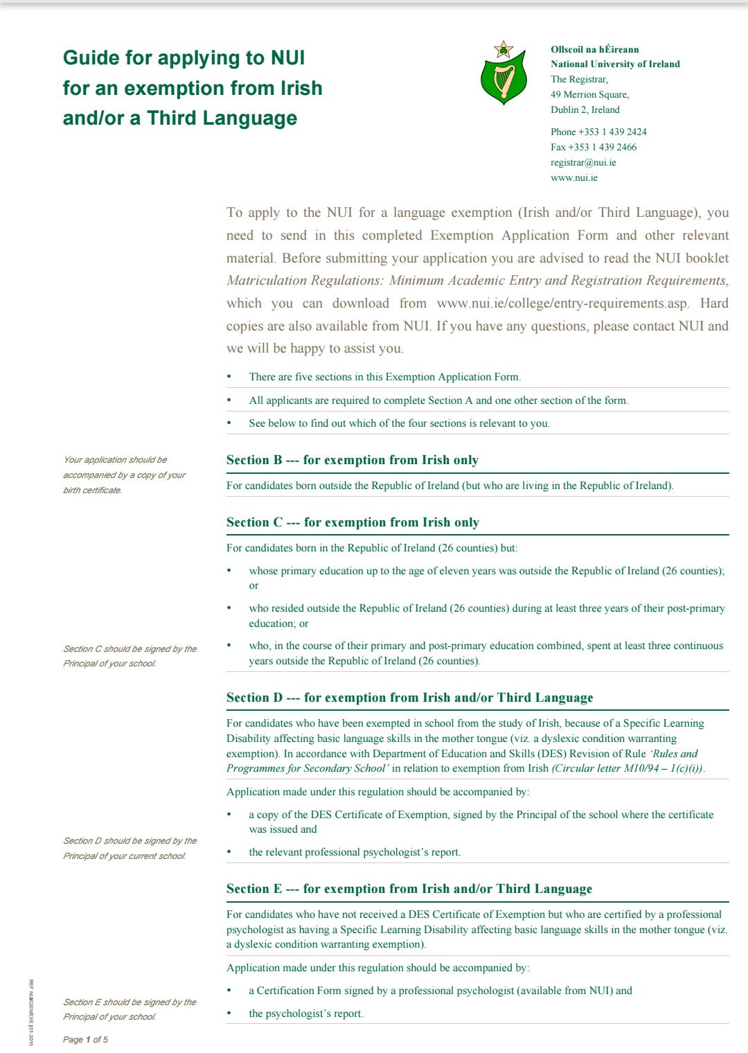 Guidance على X: &ldquo;A reminder to students @StOliversCC, if you are 