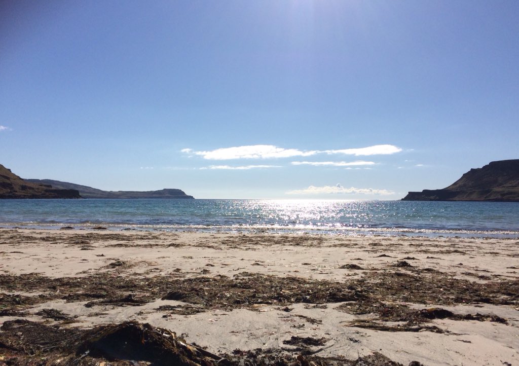 SueHLawrence's tweet photo. #Mull  on a sunny spring Sunday  :  Calgary beach, Tobermory, Honesty Box wth homemade jams https://t.co/TgqyfT49s4