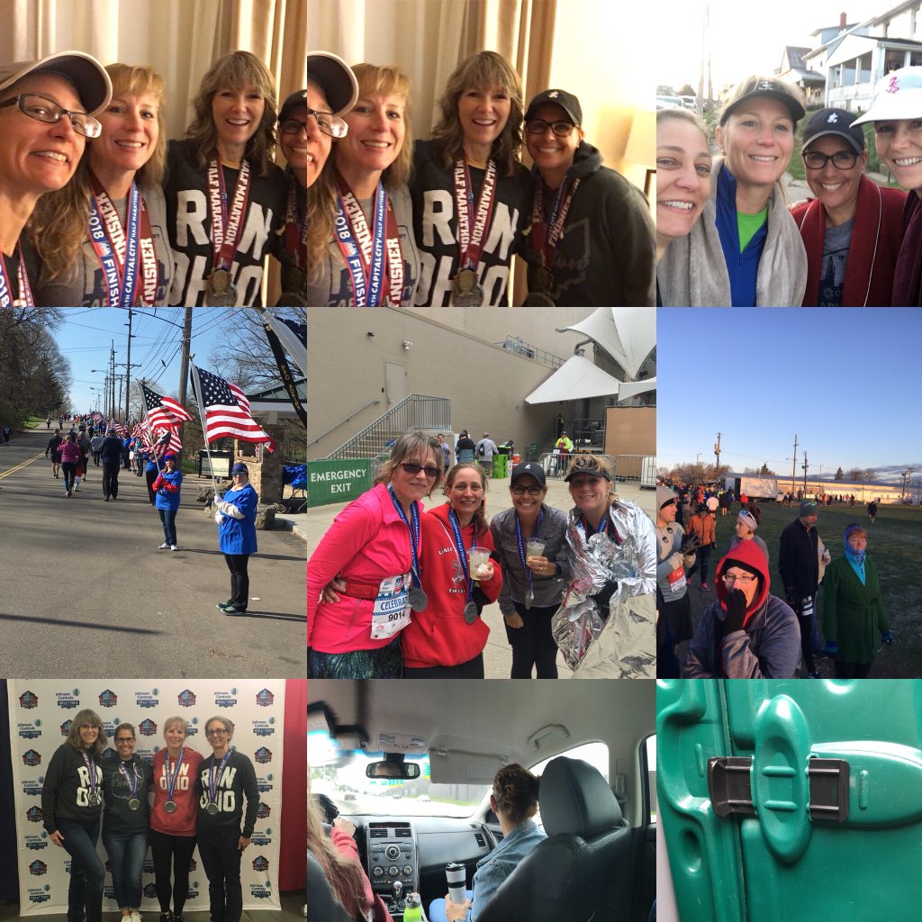 It seemed like a good idea to run 2 half marathons this weekend. Thank goodness I have great friends!