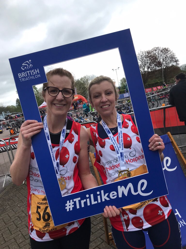 journeycomm's tweet photo. Loved our first ever triathlon at Stratford today raising money for @Bham_Childrens #TriLikeMe https://t.co/ksHTBXd0q7