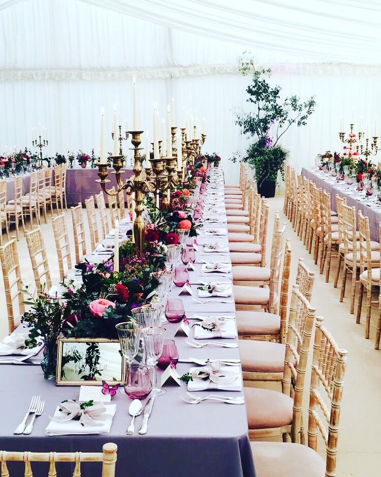 • A WEDDING TO REMEMBER• One of the most fabulous settings in collaboration with @RonnyColbie_uk @MeridianMarquee 📸@tonyhartphoto 📧info@81events.co.uk #luxwedding #luxbride #luxurywedding #tablesetting #longtables #violetsettings #venetianglass #luxurycatering #eventprofs