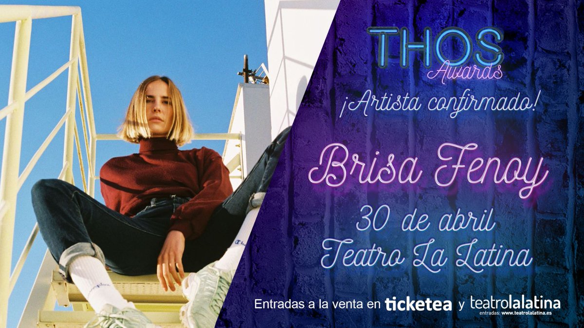 TheHallOfStars's tweet photo. ¡Nos acompañará mañana @BrisaFenoy en los #THOSAwards2018! ♀️
Entérate de todo en #radioTHOS26
https://t.co/YgbSR1wvB1 https://t.co/9QHYJI9Lsr