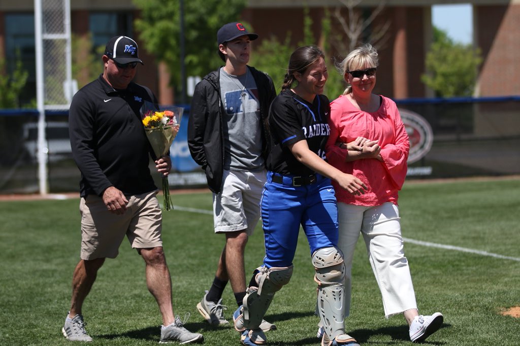 dpgdigital's tweet photo. Senior Day for 7 Blue Raiders! #MTSoftball https://t.co/ispqllGmcr