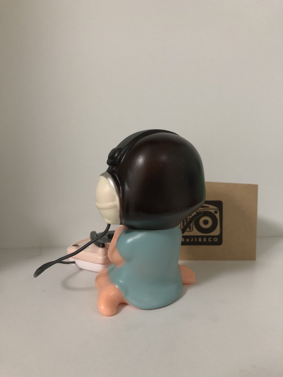 DISC_IN's tweet photo. スーフェス77
ラヂオレコーダーズ「ラヂオレコーダーズ・ソフビコレクション#3 ポータブルポップちゃん（水色）」。
レトロなポップちゃん。ウキウキしたポーズが可愛い。 #ラヂオレコーダーズ #ポータブルポップちゃん #sf77 https://t.co/KrvGTVTm4y