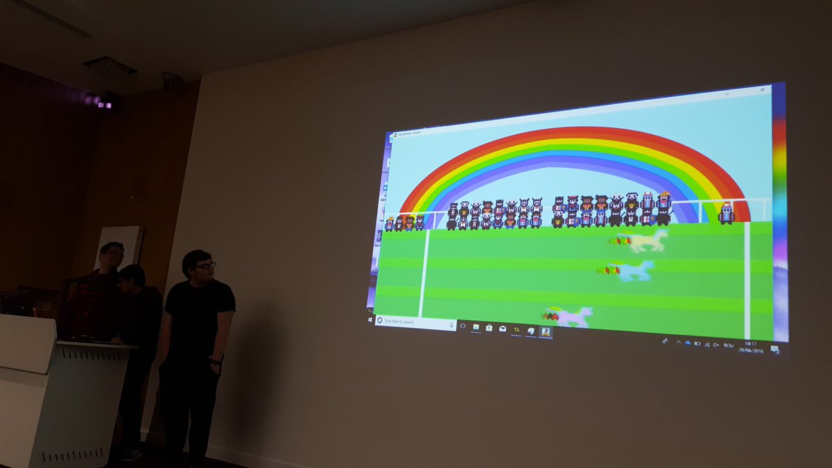 BullHacks's tweet photo. Majestic Unicorn Derby showing us racing unicorns using website trustflow ratings from the @Majestic API! https://t.co/GynLnWJ1tV