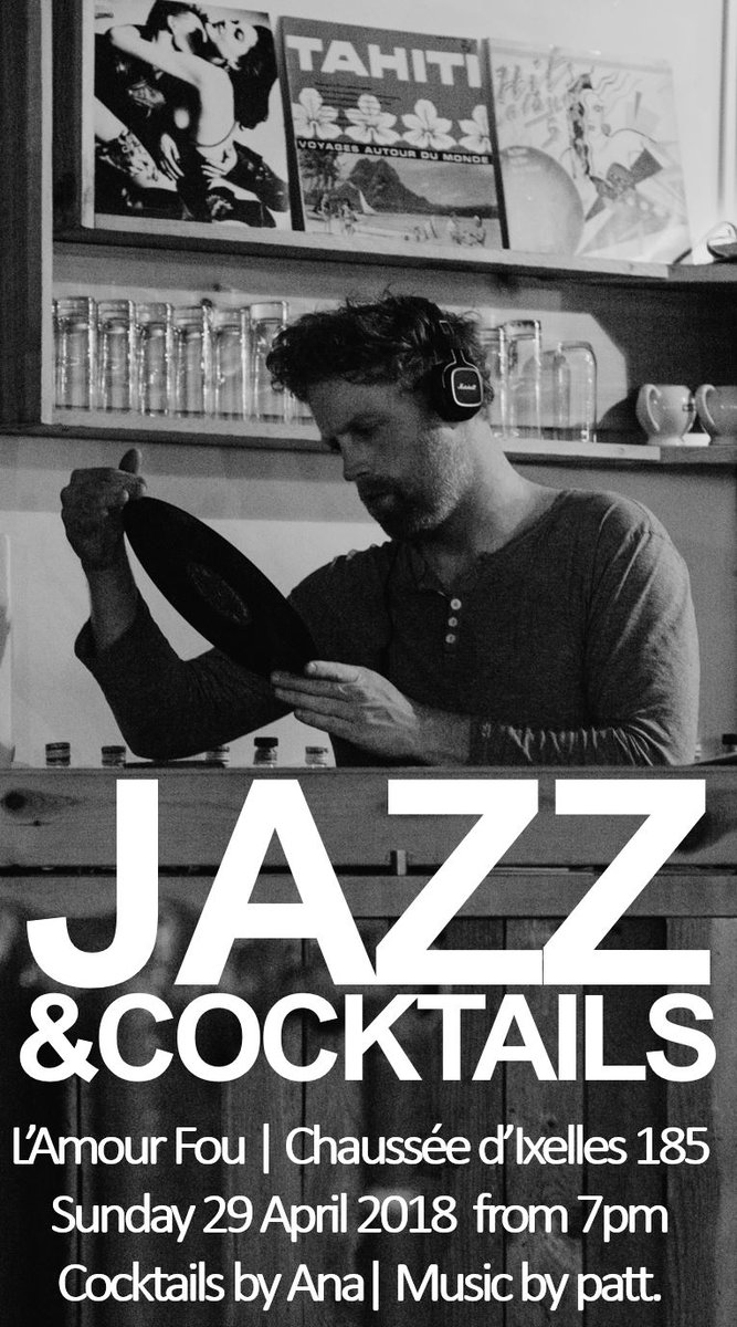 pattbxl's tweet photo. Tonight at L'Amour Fou - I'm mixing #jazz vinyls from 7pm. Come out! https://t.co/Y4Uoyn6paD