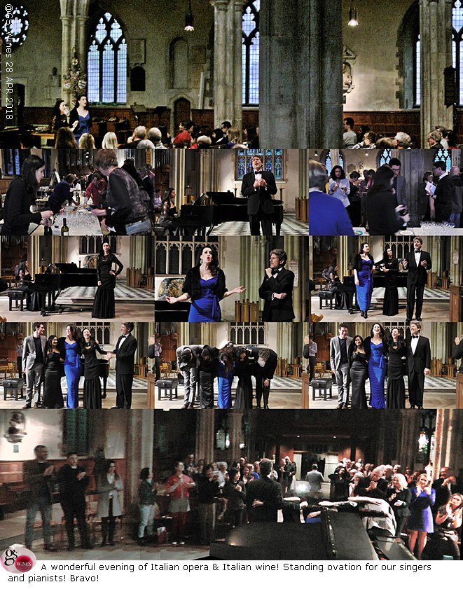 GS_Wines's tweet photo. Congratulations @taurdur, @lucianadbl_di, Monique Loricchio Klongtruadroke, @UmbertoLaureti & Caroline Jaya-Ratnam for brilliant #concert of #Italian #opera & #music! A well-deserved standing ovation from our lovely audience! We thank @stgilescg for the beautiful #venue. #GSOpera https://t.co/TUZR1oabPb