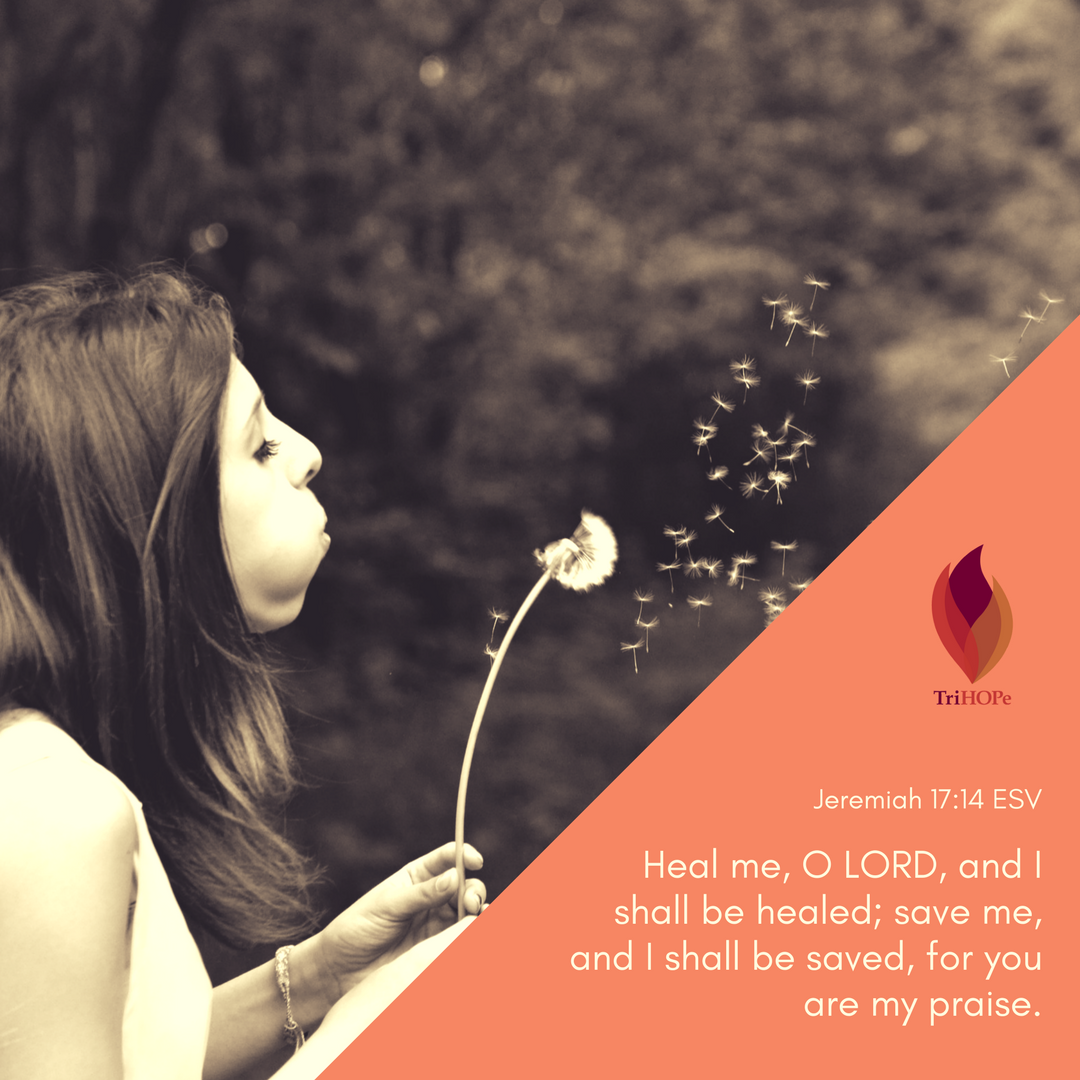 TrihopeMichigan's tweet photo. Heal me, O LORD, and I shall be healed; save me, and I shall be saved, for you are my praise. - Jeremiah 17:14 ESV #hopehealingfreedom https://t.co/eK5SgXeY58
