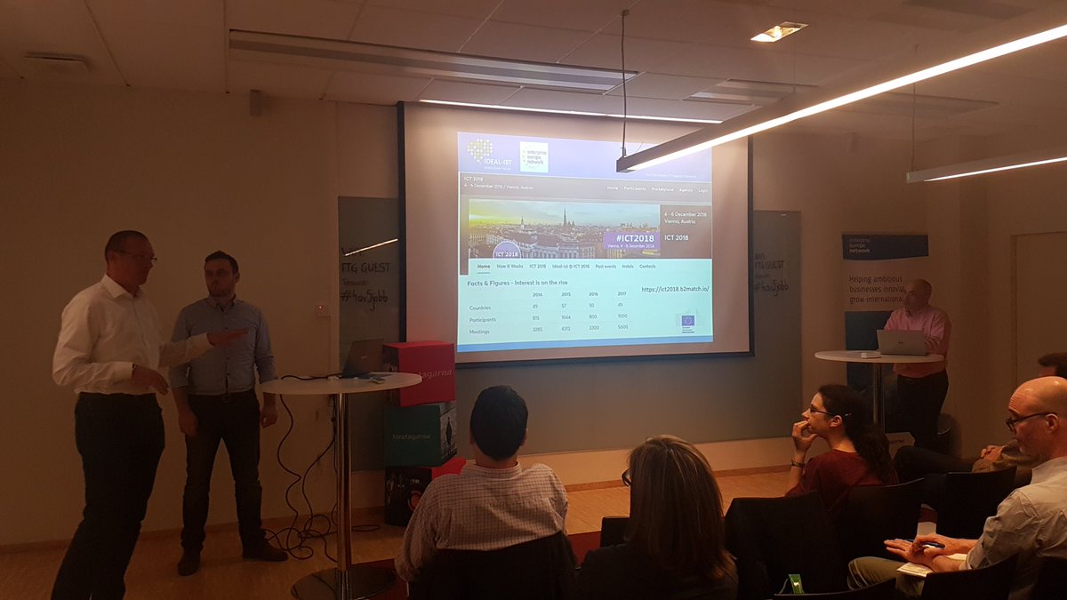 georgiosmeg's tweet photo. Caught between 2 slides, presenting #ICT_IDEALIST & its Collaboration with #A4SMEs & the #EnterpriseEuropeNetwork #ICT Sector Group during the SG's Meeting in #Stockholm soon..more info regarding our common #workshop & #face2face #Brokerage event in @ict2018eu #eencahelp #ektgr https://t.co/h5fTEtKY4F