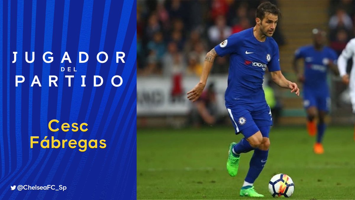 ChelseaFC_Sp's tweet photo. 5️⃣0️⃣ goles en la Premier League
1️⃣ Jugador del Partido
¡Ayer fue un gran día para @cesc4official! 😁 #SWACHE https://t.co/1I86SsZ7MA